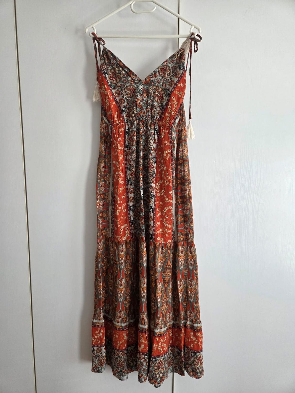 BOHO ORANGE DRESS