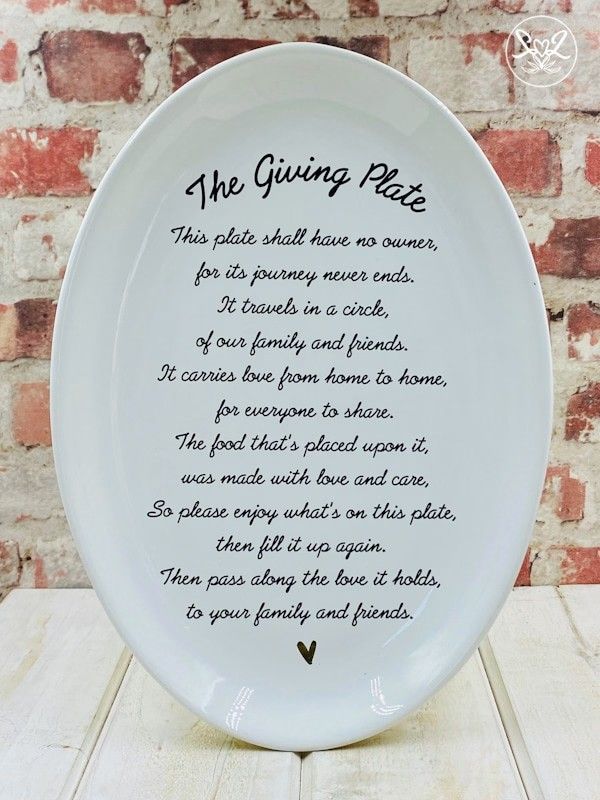 THE GIVING PLATE