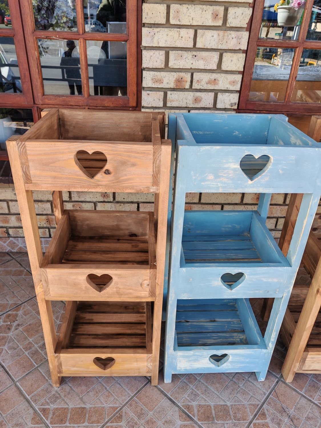 3 SHELF WOODEN RACK