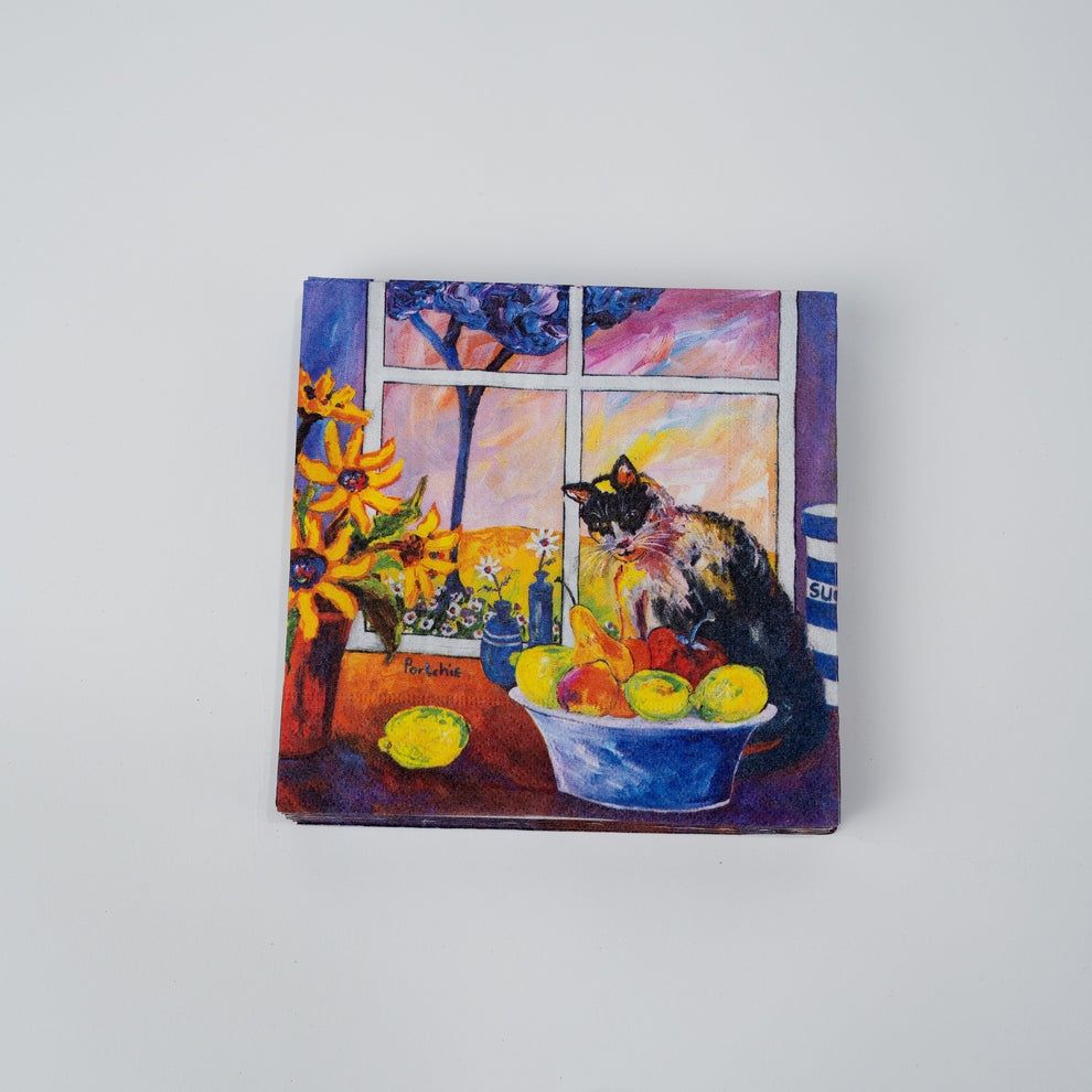 CAT IN THE KITCHEN PAPER NAPKINS