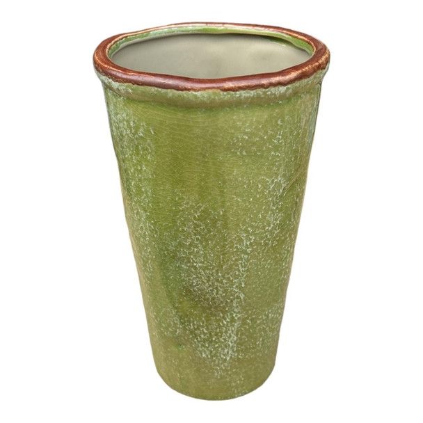 Green vase