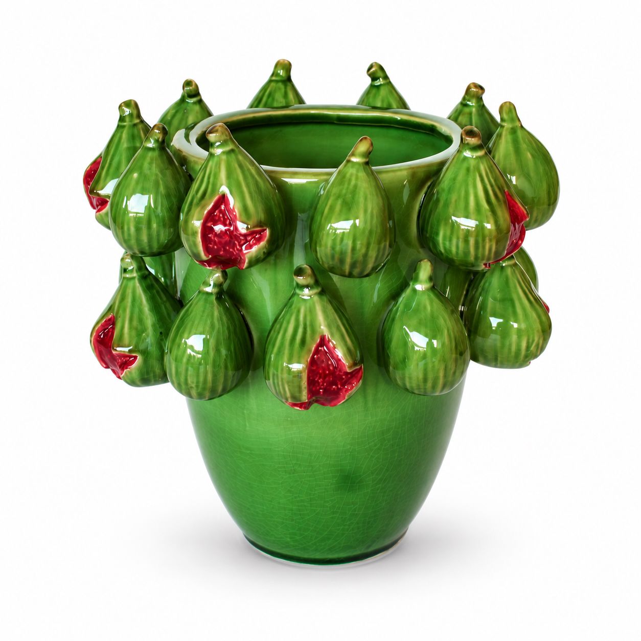 Green fig vase
