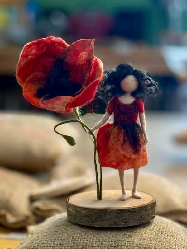 WORKSHOP Bloemenkindje van de Zomer, de klaproos