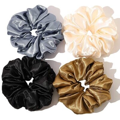Over-sized Scrunchies- Set of 4