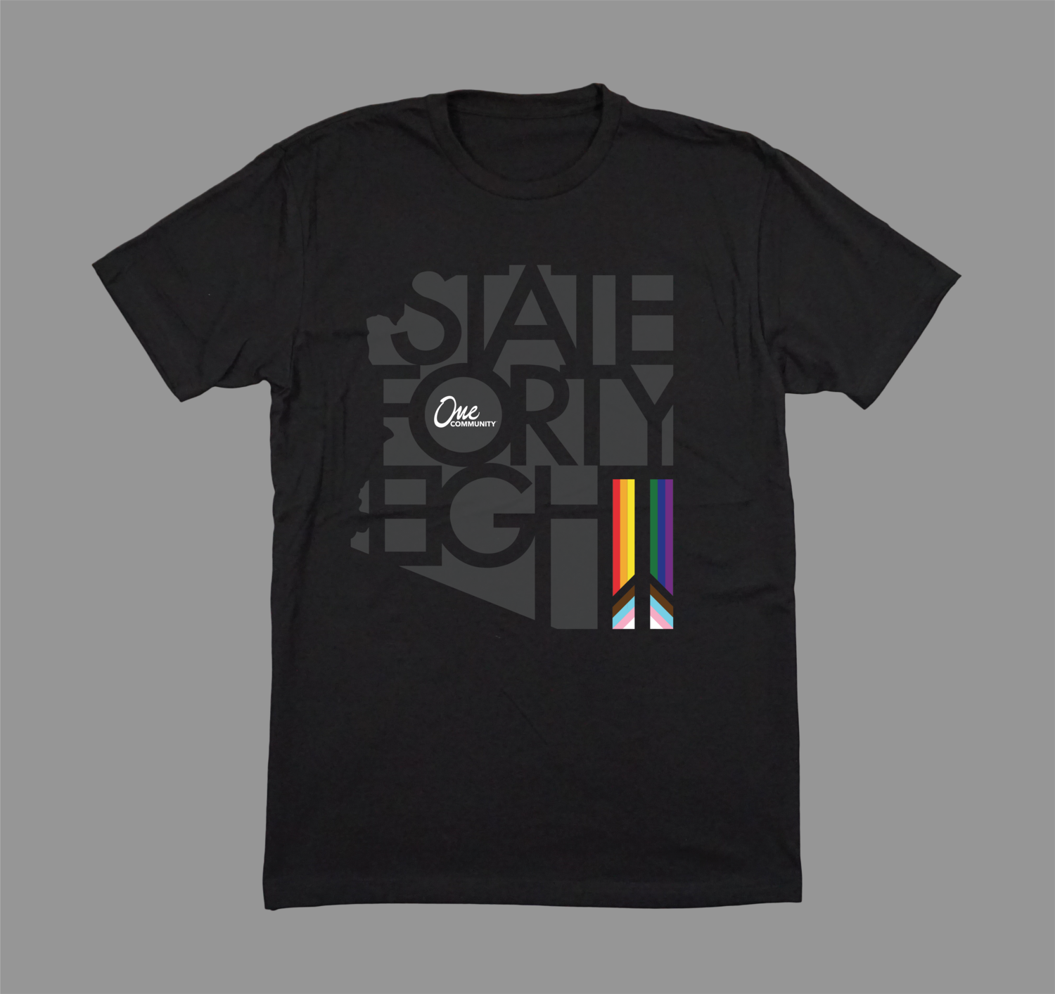 ONE COMMUNITY | BLACK Pride tee