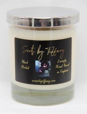 Black Orchid frosted candle 30cl