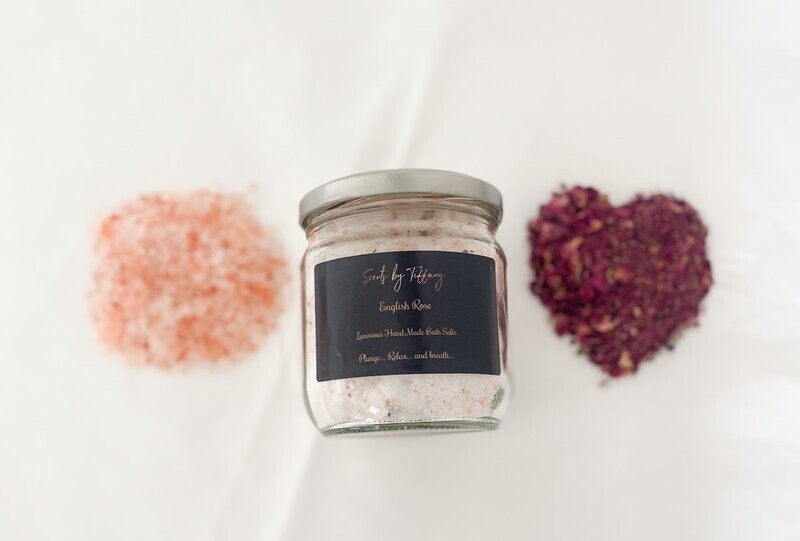 Rose Essential oil bath salts
