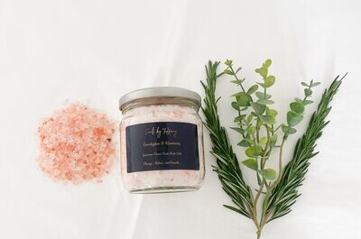 Eucalyptus & Rosemary essential oil bath salts