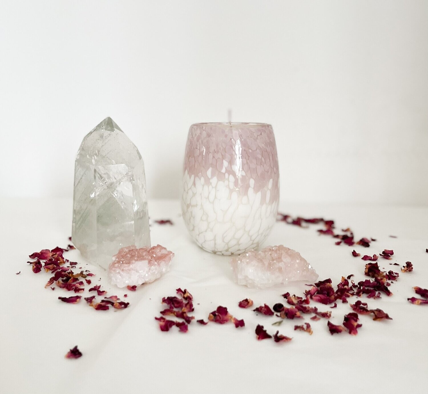 Peony Blush Suede Vintage Renee vessel