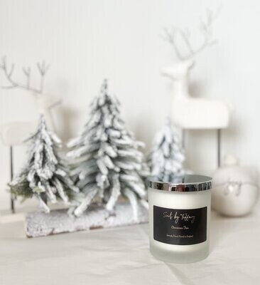 Christmas Tree frosted candle 30cl