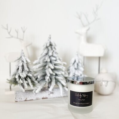 Starry Night frosted candle 30cl
