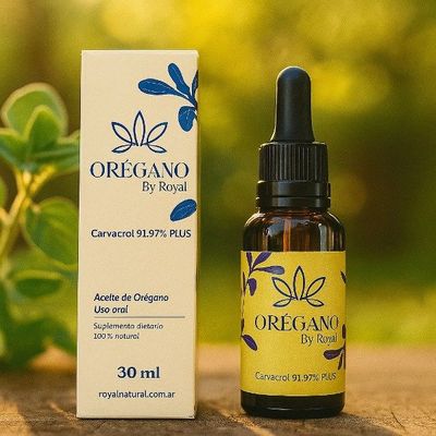 Aceite de Orégano 91.7 % Carvacrol Royal 30ml