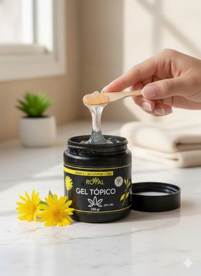 Gel Topico CBD  Royal para Dolores Musculares y Articulares X 250gr