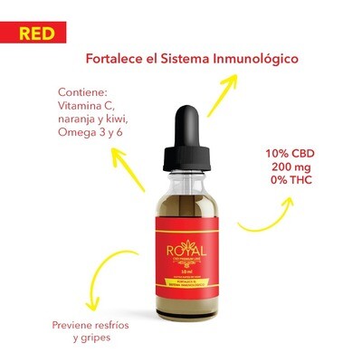 Aceite Sublingual Rojo 10% 10ml