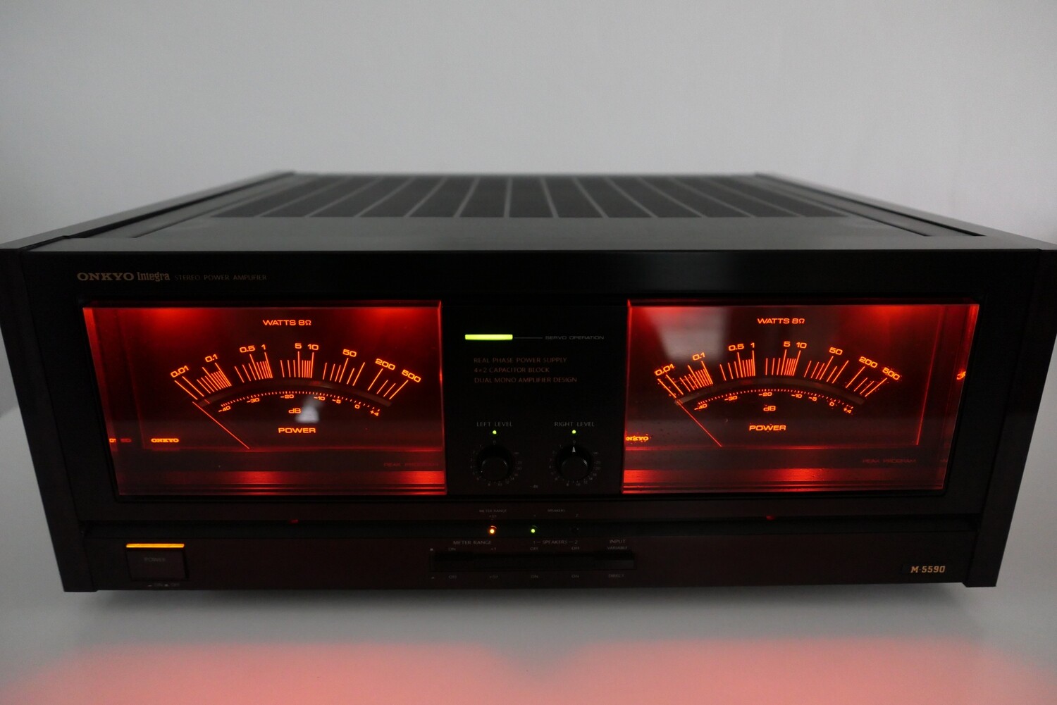 Onkyo M 5590 - Endstufe - Power Amplifier - VU Meters