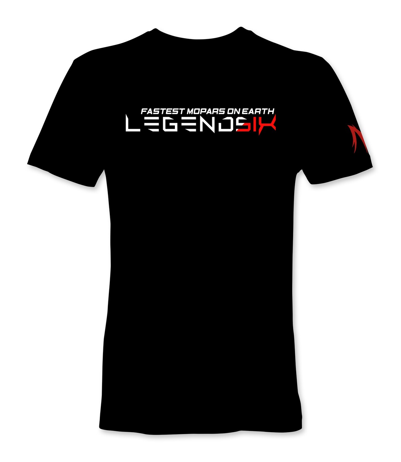 LEGENDS SIX - FASTEST MOPARS ON EARTH 2024 EVENT T-SHIRT (BLACK)