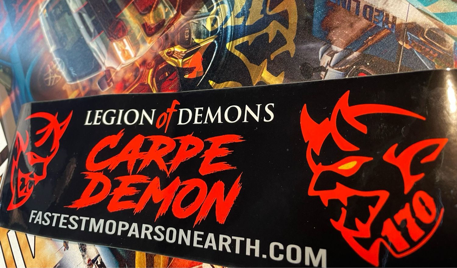 CARPE DEMON (TM) STICKER