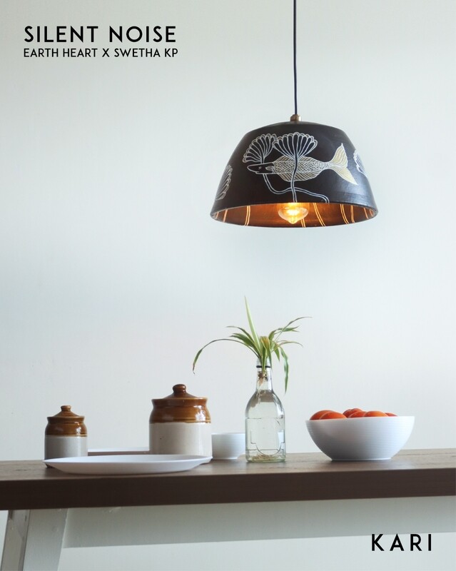 KARI - Illustrated Black Terracotta Lights