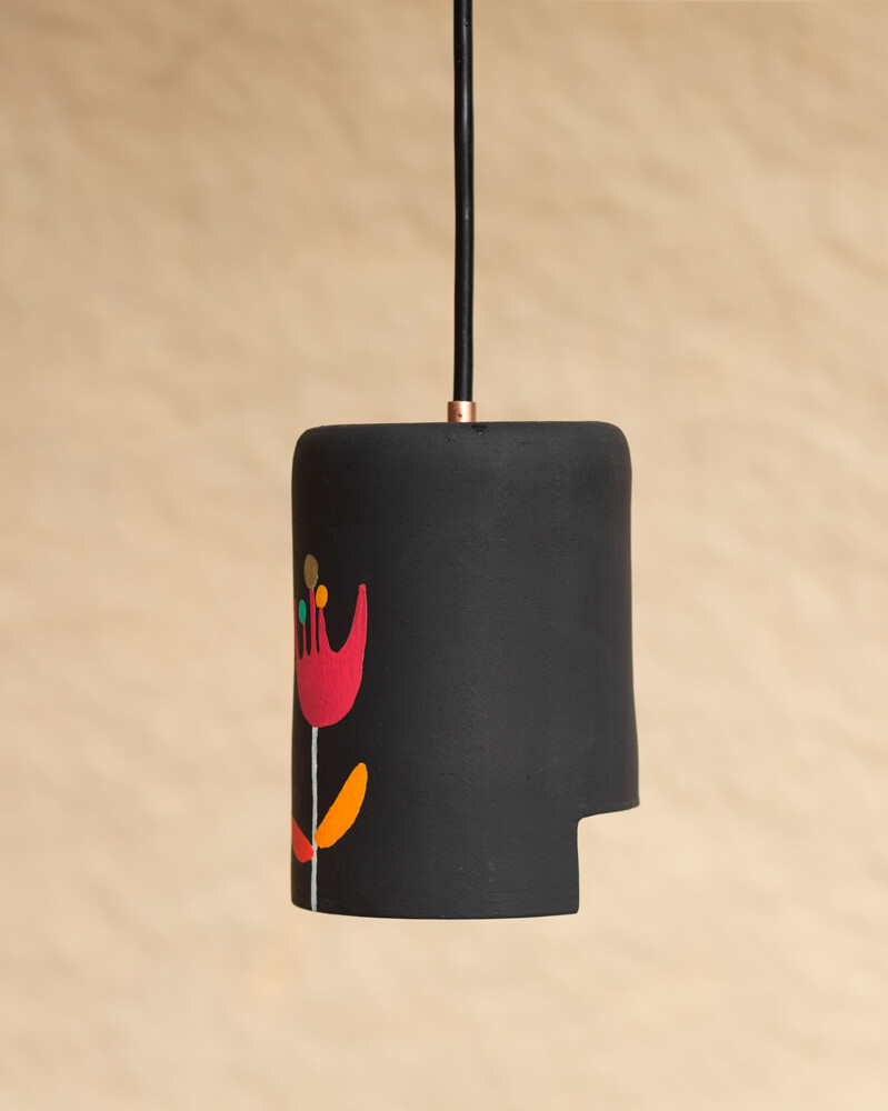 Hibiscus Terracotta Pendant Lamp