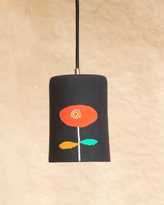 Sunny Sunflower Terracotta Pendant Lamp