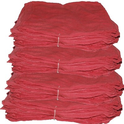 500 New Red Shop Towels 14 X 14 (A Grade)