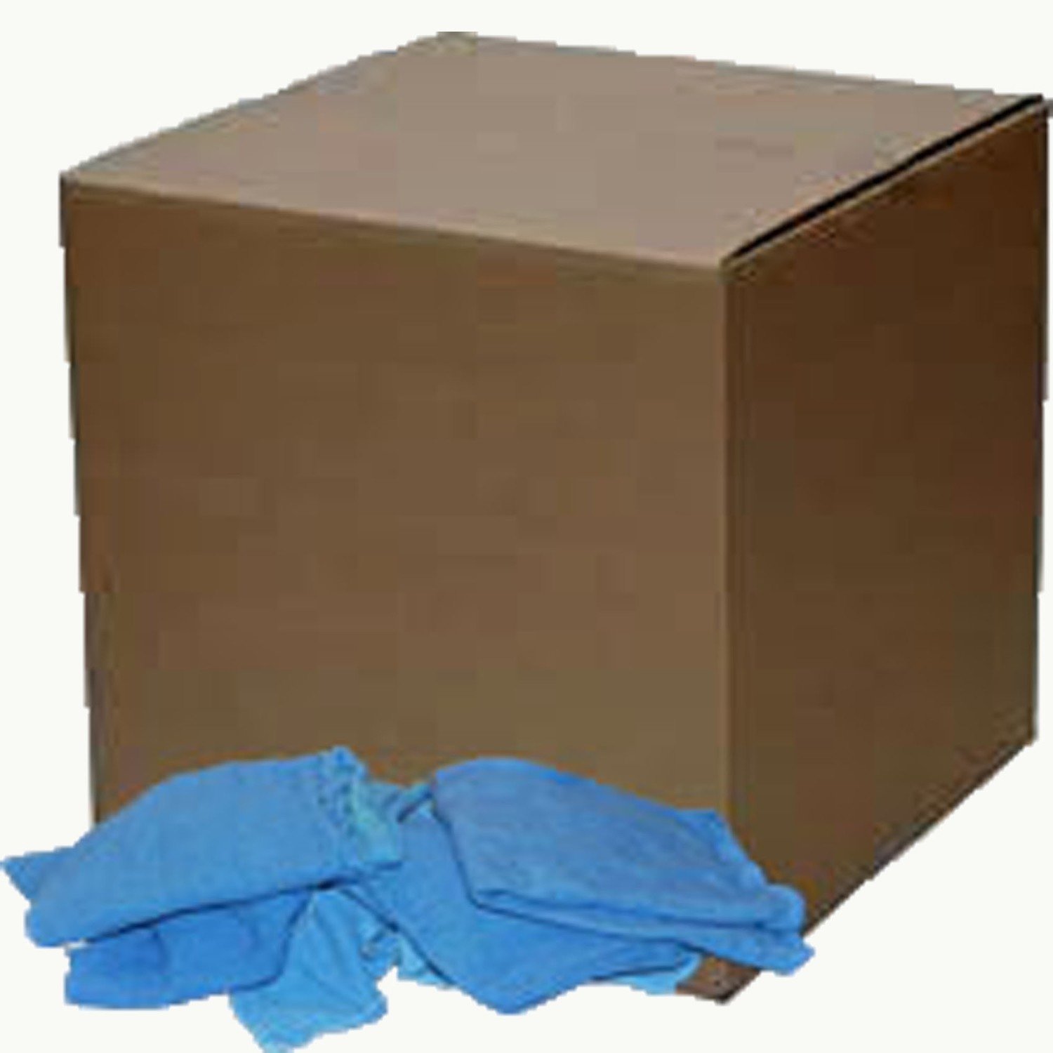 25 Lb. Box of Reclaimed Blue Huck Surgical Towels