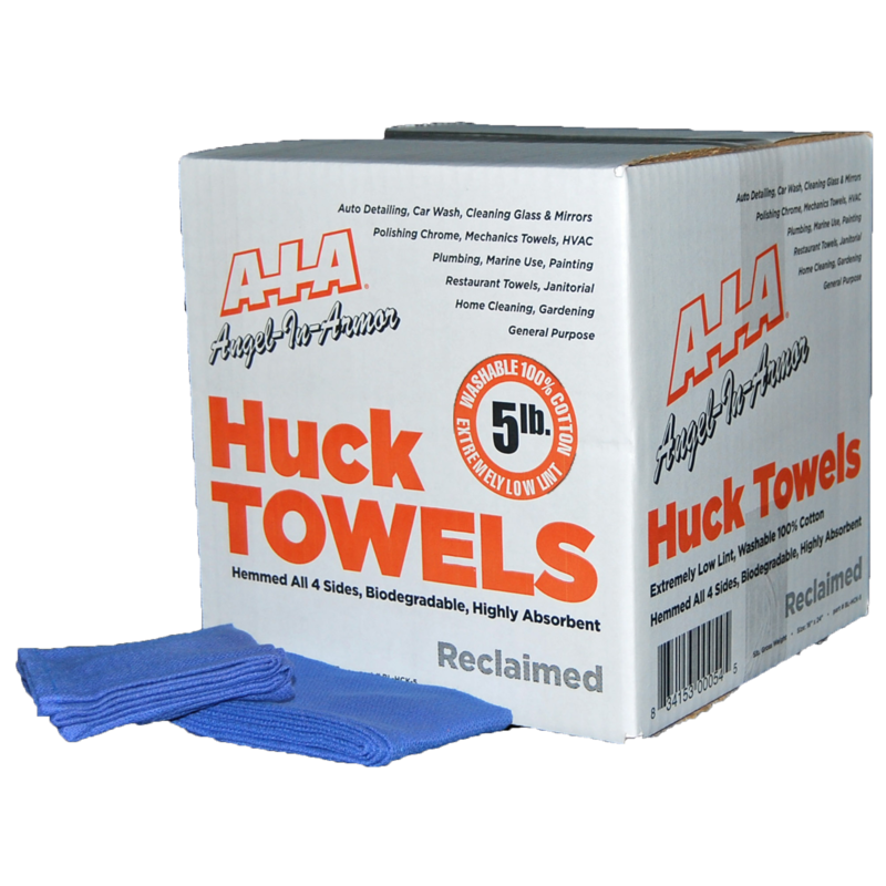 Angel-in-Armor Blue Surgical Towels – 5lb Bulk Box of 100% Cotton Cleaning Rags