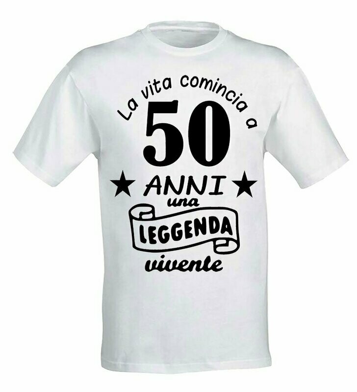 T SHIRT 
LA VITA COMINCIA A ...