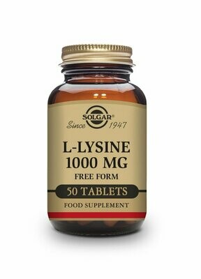 SOLGAR L-Lisina 1000 mg - 50 Comprimidos