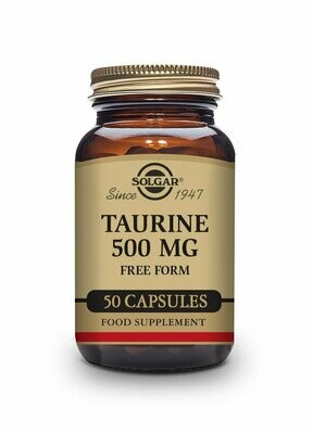 SOLGAR Taurina 500 mg - 50 Cápsulas vegetales