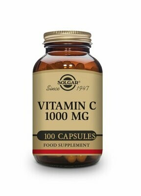 SOLGAR Vitamina C 1000 mg - 100 Cáps, vegetales