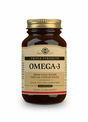 SOGAR Omega-3 "Triple Concentración" - 100 Cápsulas blandas