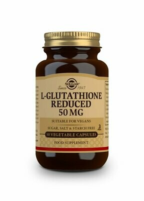 SOLGAR L-Glutatión Reducido 50 mg - 30 cápsulas vegetales