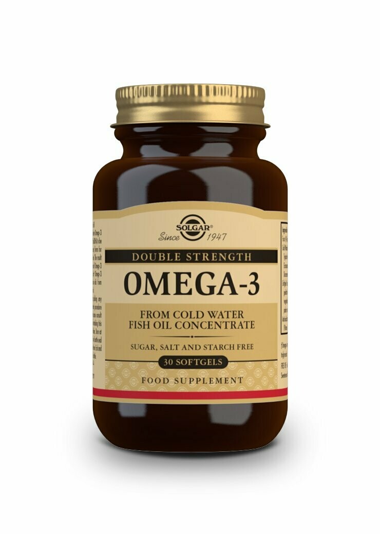 SOLGAR Omega-3 "Alta Concentración" - 30 Cápsulas blandas