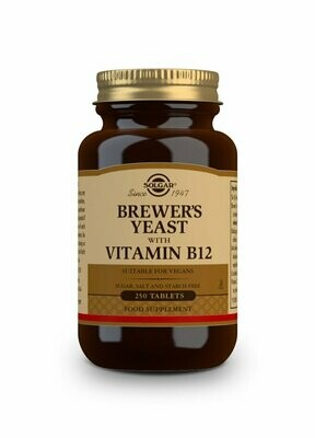 SOLGAR Levadura de Cerveza con Vitamina B12 - 250 Comprimidos