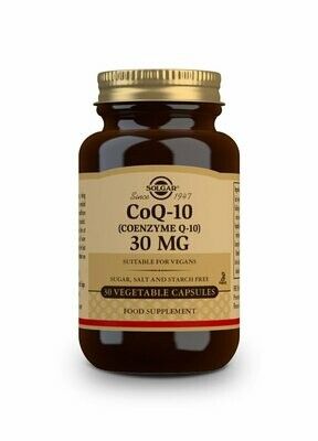 SOLGAR Coenzima Q-10 30 mg - 30 Cápsulas vegetales