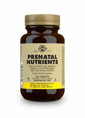 SOLGAR Nutrientes Prenatales - 120 Comprimidos