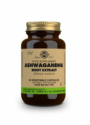 SOLGAR Ashwagandha Extracto de Raíz (Whitania somnifera) - 60 Cápsulas vegetales