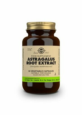 SOLGAR Astrágalus Extracto de Raíz (Astragalus membranaceus) - 60 Cápsulas vegetales
