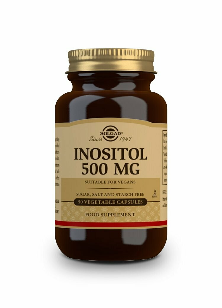 SOLGAR Inositol 500 mg - 50 Cápsulas vegetales