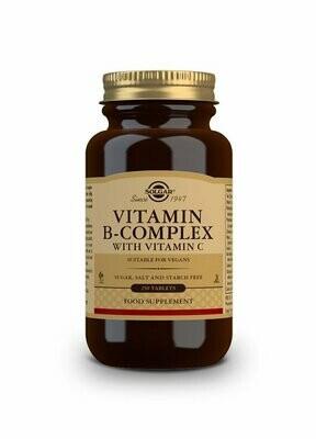 SOLGAR Vitamina B-Complex con Vitamina C - 250 Comprimidos