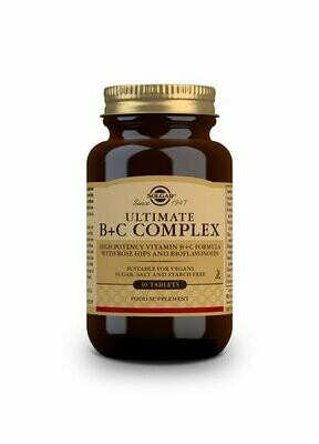 SOLGAR Ultimate B + C Complex - 30 Comprimidos