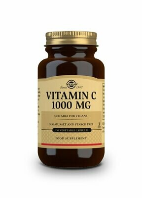 SOLGAR Vitamina C 1000 mg - 250 Cápsulas vegetales