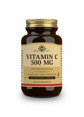 SOLGAR Vitamina C 500 mg - 100 Cápsulas vegetales