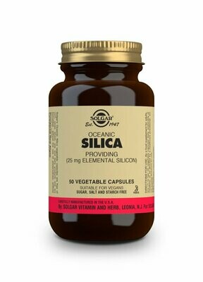 SOLGAR Sílice Oceánico 25 mg - 50 Cápsulas vegetales