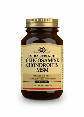 SOLGAR Glucosamina Condroitina MSM Extra Concentrado - 60 Comprimidos