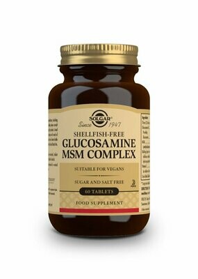 SOLGAR Glucosamina MSM Complex - 60 Comprimidos