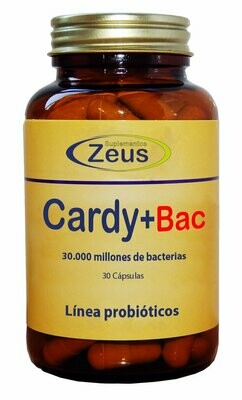 Zeus Cardy + Bac 30 capsulas Provióticos Zeus
