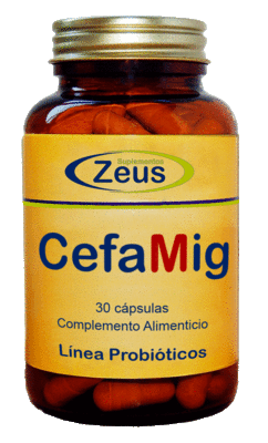 Zeus CefaMig 30 capsulas para el dolor de cabeza