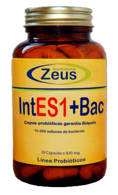 Zeus IntES1+Bac 30 capsulas Probiótico